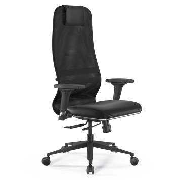 Кресло Метта Synchro Sit-8 L1-13D-X2+Extra/Uh00/Wm12/D02P (M18.B11.G19.W03) черный